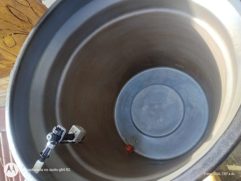 Tanque de agua desinfectado por SOBAMBIENTAL